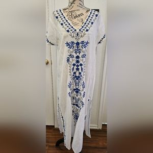 Cute Options Bohemian Dress from India SZ Med Cotton